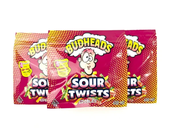 Budheads Sour Twists 600MG